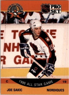 Hokejová karta Joe Sakic ProSet 90-91 All Star Game č. 375