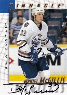 Hokejová karta Daniel McGillis Pinnacle 1997-98 Be A Player AUTOGRAPH SIGNATURE
