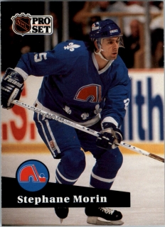 Hokejová karta Stephane Morin ProSet 91-92 řadová č. 201