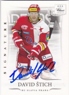 hokejová karta David Štich  OFS 2014-15 S II Bonus Signature