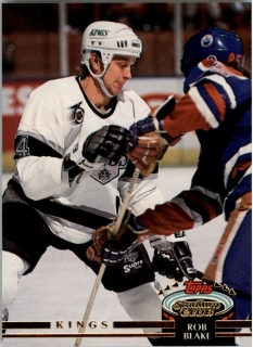 Hokejová karta Rob Blake Topps Stadium 1992-93 řadová č. 23