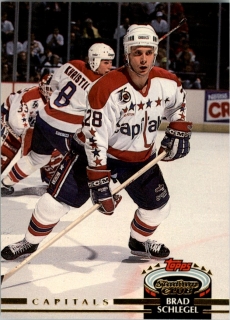 Hokejová karta Brad Schegel Topps Stadium 1992-93 řadová č. 29