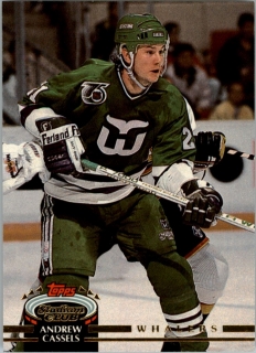 Hokejová karta Andrew Cassels Topps Stadium 1992-93 řadová č. 39