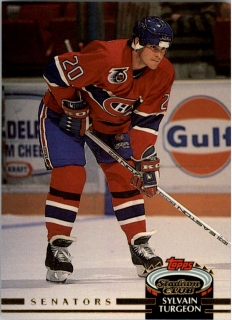 Hokejová karta Sylvain Turgeon Topps Stadium 1992-93 řadová č. 59
