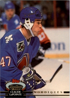 Hokejová karta Claude LaPointe Topps Stadium 1992-93 řadová č. 93