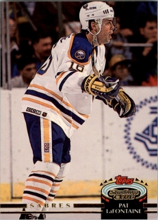 Hokejová karta Pat LaFontaine Topps Stadium 1992-93 řadová č. 95
