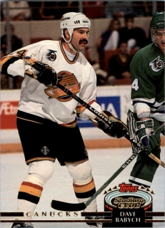 Hokejová karta Dave Babych Topps Stadium 1992-93 řadová č. 120