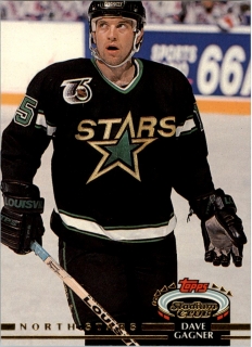 Hokejová karta Dave Gagner Topps Stadium 1992-93 řadová č. 121