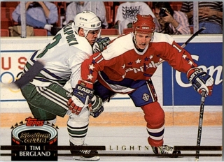 Hokejová karta Tim Bergland Topps Stadium 1992-93 řadová č. 127
