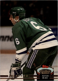 Hokejová karta Adam Burt Topps Stadium 1992-93 řadová č. 139