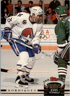 Hokejová karta John Tonelli Topps Stadium 1992-93 řadová č. 159