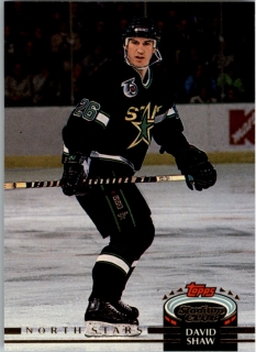 Hokejová karta David Shaw Topps Stadium 1992-93 řadová č. 162