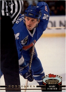 Hokejová karta Marc Fortier Topps Stadium 1992-93 řadová č. 173