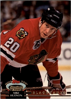 Hokejová karta Mike Hudson Topps Stadium 1992-93 řadová č. 182
