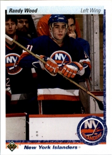 Hokejová karta Randy Wood Upper Deck 1990-91 řadová č. 16