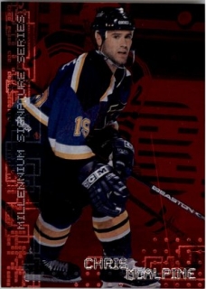  hokejová karta Chris McAlpine In the Game 1999-00 Millennium Signature Series 