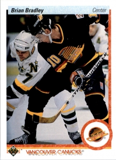 Hokejová karta Brian Bradley Upper Deck 1990-91 řadová č. 79