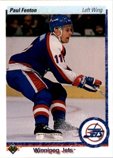 Hokejová karta Paul Fenton Upper Deck 1990-91 řadová č. 92