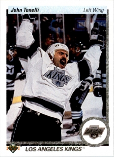 Hokejová karta John Tonelli Upper Deck 1990-91 řadová č. 95