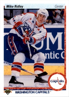 Hokejová karta Mike Ridley Upper Deck 1990-91 řadová č. 97