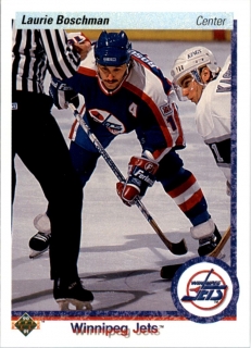 Hokejová karta Laurie Boschman Upper Deck 1990-91 Rookie řadová č. 103