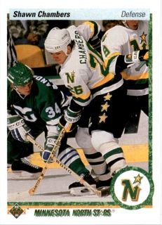 Hokejová karta Shawn Chambers Upper Deck 1990-91 řadová č. 106