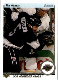 Hokejová karta Tim Watters Upper Deck 1990-91 řadová č. 117