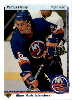 Hokejová karta Patrick Flatley Upper Deck 1990-91 řadová č. 118