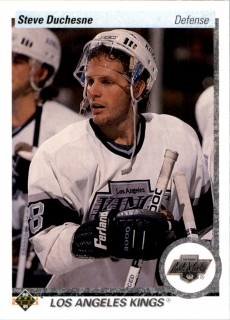 Hokejová karta Steve Duchesne Upper Deck 1990-91 řadová č. 136
