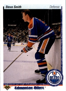 Hokejová karta Steve Smith Upper Deck 1990-91 řadová č. 148