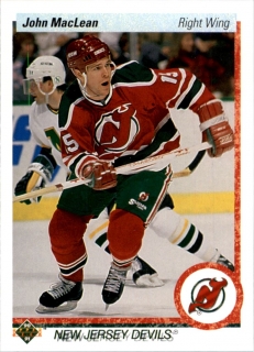 Hokejová karta John MacLean Upper Deck 1990-91 řadová č. 161