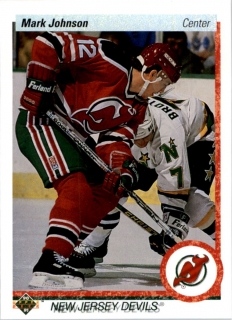 Hokejová karta Mark Johnson Upper Deck 1990-91 řadová č. 180