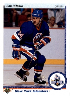 Hokejová karta Rob DiMaio Upper Deck 1990-91 Rookie řadová č. 225