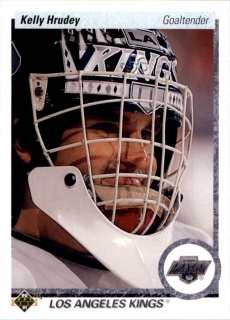 Hokejová karta Kelly Hrudey Upper Deck 1990-91 řadová č. 231