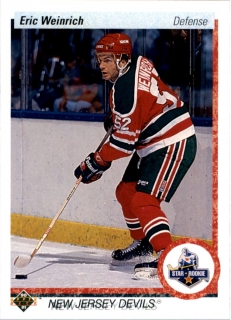 Hokejová karta Erich Weinrich Upper Deck 1990-91 řadová č. 245