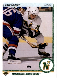 Hokejová karta Dave Gagner Upper Deck 1990-91 řadová č. 248
