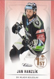 hokejová karta Jan Hanzlík OFS 2016-17 1st day issue 