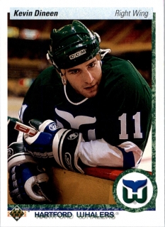 Hokejová karta Kevin Dineen Upper Deck 1990-91 řadová č. 266