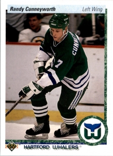 Hokejová karta Randy Cunneyworth Upper Deck 1990-91 řadová č. 268