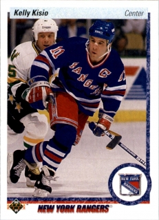 Hokejová karta Kelly Kisio Upper Deck 1990-91 řadová č. 296