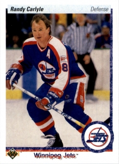 Hokejová karta Randy Carlyle Upper Deck 1990-91 řadová č. 331