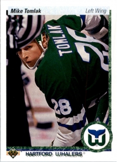 Hokejová karta Mike Tomlak Upper Deck 1990-91 řadová č. 343