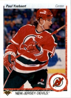 Hokejová karta Paul Ysebaert Upper Deck 1990-91 řadová č. 375