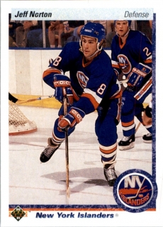 Hokejová karta Jeff Norton Upper Deck 1990-91 řadová č. 386