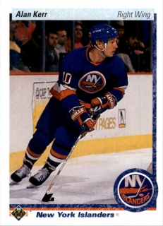 Hokejová karta Alan Kerr Upper Deck 1990-91 řadová č. 388