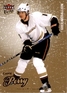  hokejová karta Corey Perry Ultra Fleer 2008-09 Gold Medallion č. 104