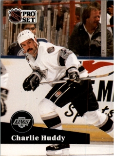 Hokejová karta Charlie Huddy ProSet 1991-92 S2 řadová č. 400