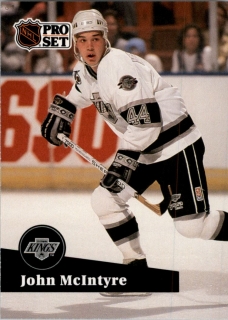 Hokejová karta John McIntyre ProSet 1991-92 S2 řadová č. 401