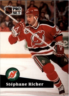 Hokejová karta Stephane Richer ProSet 1991-92 S2 řadová č. 420