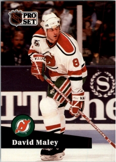 Hokejová karta David Maley ProSet 1991-92 S2 řadová č. 421